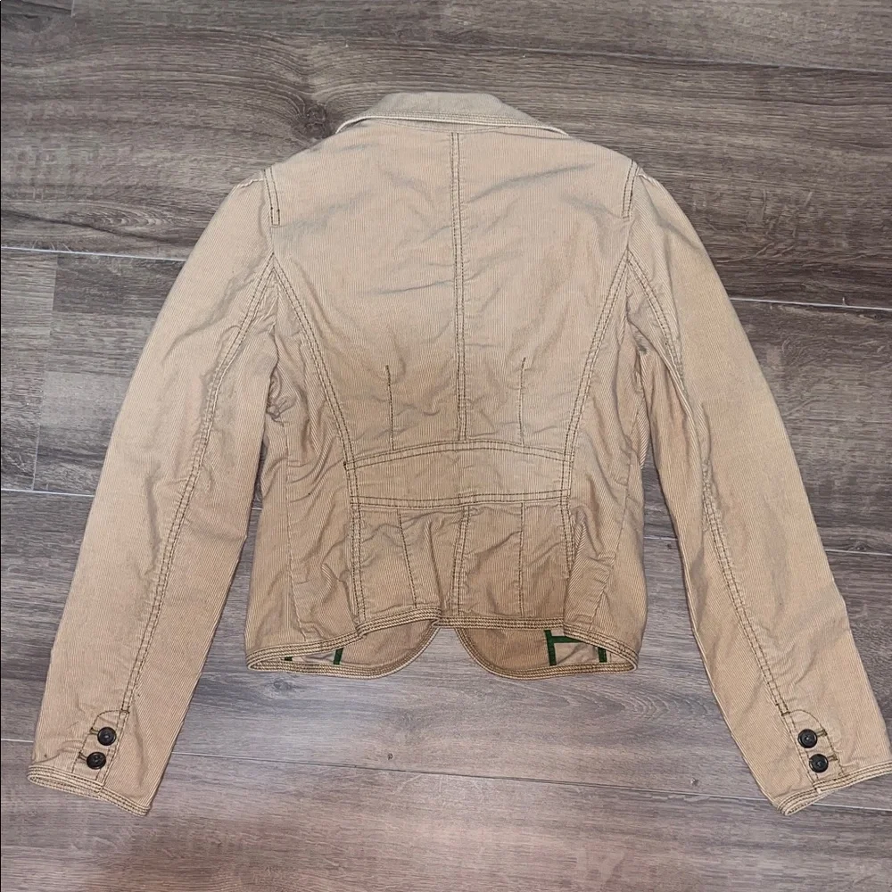 LOFT Tan Blazer with Button Detail - Picture 3 of 3